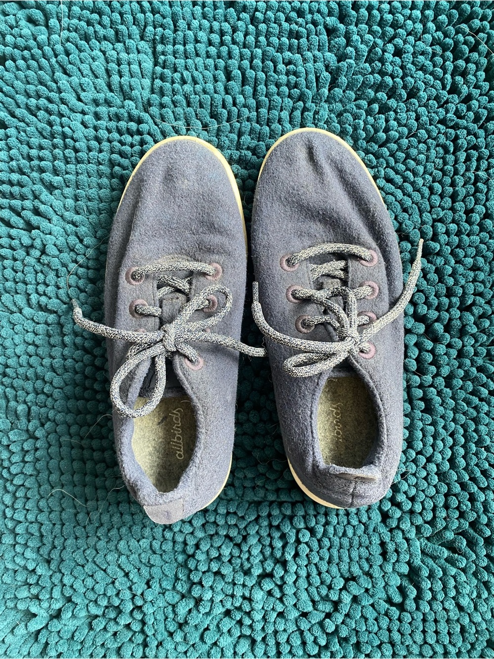 allbirds Lace-Up Sneakers in Navy